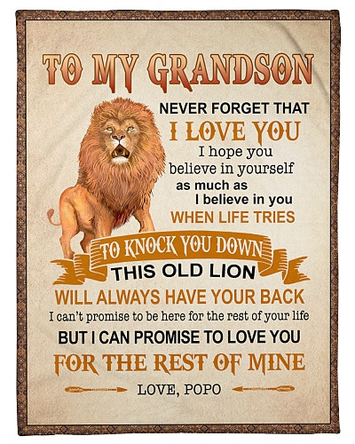 Granddaughter blanket quilt blk grandson tries lion popo ngvt
