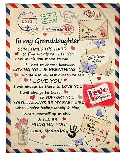 Granddaughter blanket quilt blk granddau breathing grandpa dkue htte