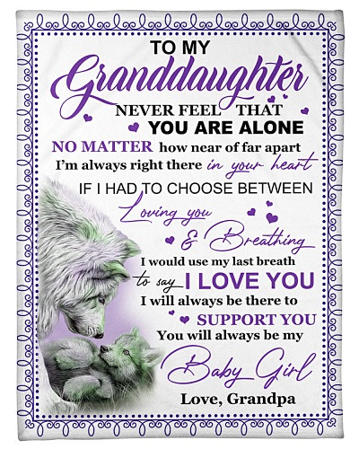 Granddaughter blanket quilt blk granddau no matter grandpa ntmn