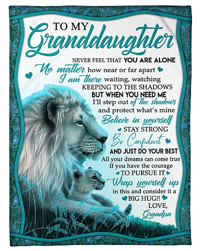 Granddaughter blanket quilt blk granddau confident grandpa diub ntmn