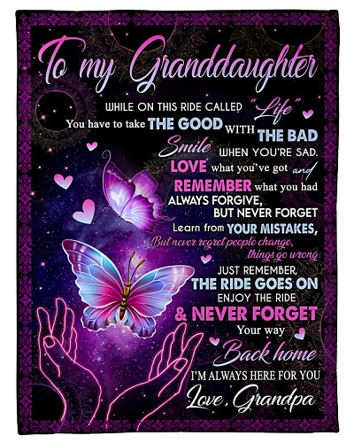Granddaughter blanket quilt blk granddau thebad grandpa dhue ngnh