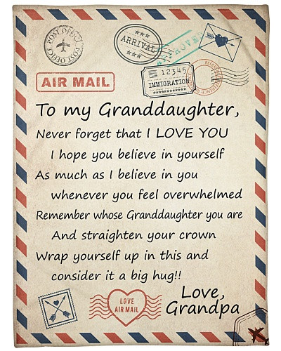 Grandson blanket quilt tqh blk granddau remember grandpa