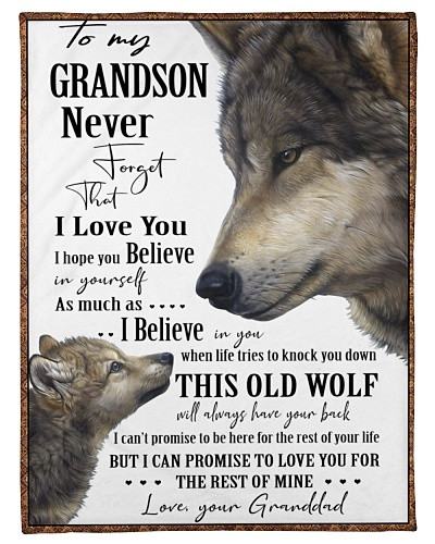 Grandson blanket quilt grandson granddad oldwolf htte