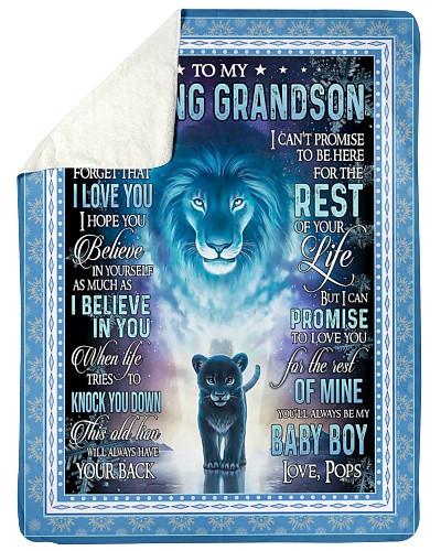 Grandson blanket quilt tqh blk grandson rest promise pops