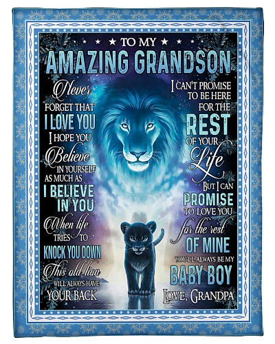 Grandson blanket quilt tqh blk grandson rest promise grandpa 1