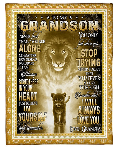 Grandson blanket quilt tqh blk grandson youonly grandpa 1