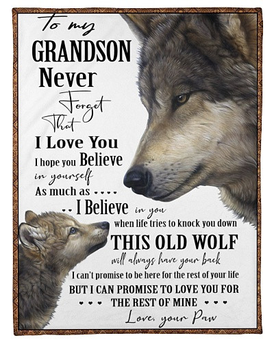 Grandson blanket quilt grandson paw oldwolf htte