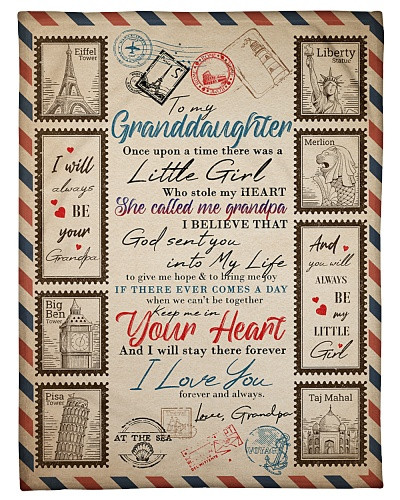 Granddaughter blanket quilt blk granddau god sent grandpa htteh