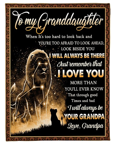 Granddaughter blanket quilt blk lion granddau timesbad grandpa htte