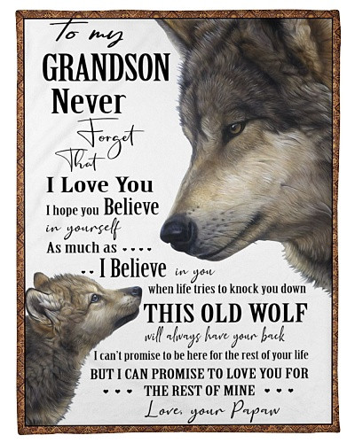 Grandson blanket quilt grandson papaw oldwolf htte