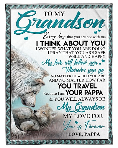Grandson blanket quilt grandson well happy pappa ntmn