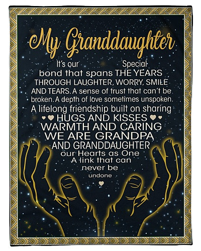 Grandson blanket quilt tqh blk granddau special grandpa