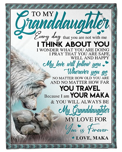 Granddaughter blanket quilt granddau travel maka ntmn