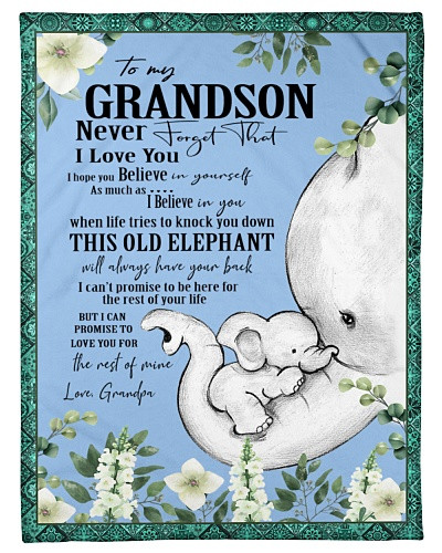 Grandson blanket quilt grandson i loveu grandpa ntmn