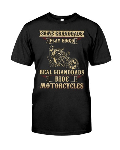 Motorcycle t-shirt biker real granddads