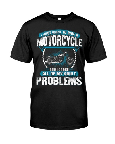 Motorcycle t-shirt justwant biker