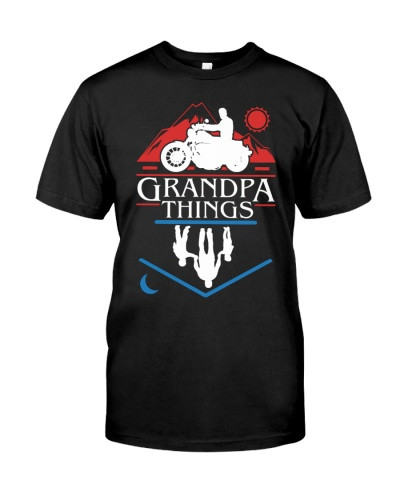 Motorcycle t-shirt biker grandpa