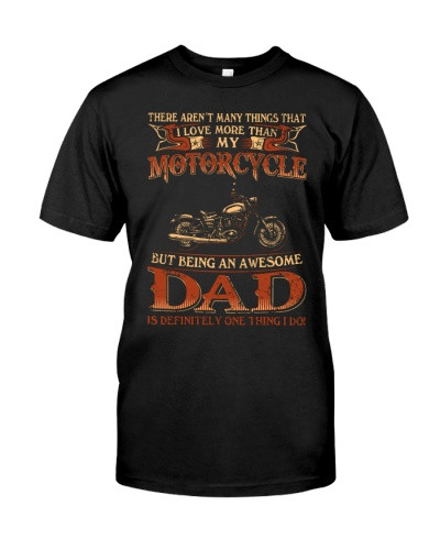 Motorcycle t-shirt dad love motorcycle