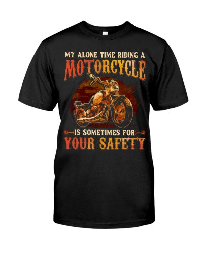 Motorcycle t-shirt biker alone time