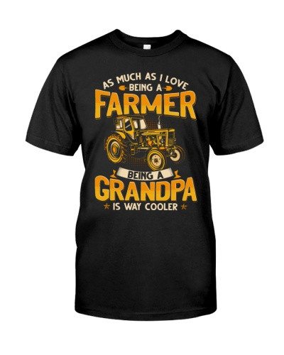 Tractor t-shirt farmer as much as grandpa