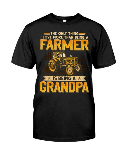 Tractor t-shirt farmer nbeing grandpa