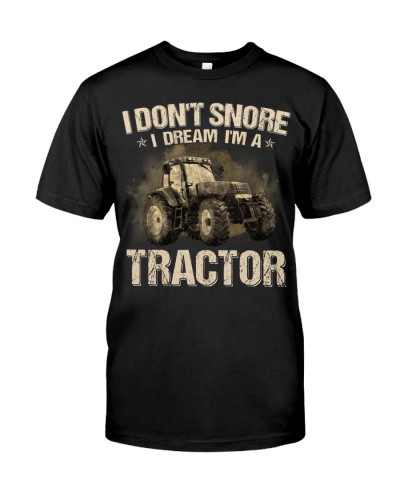 Tractor t-shirt farmer i don t snore