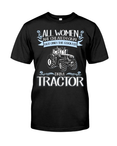 Tractor t-shirt equal woman tractor