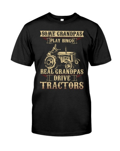 Tractor t-shirt tractor real grandpa