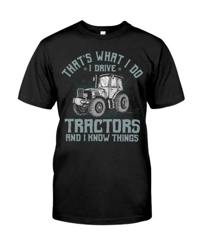 Tractor t-shirt farmer know things