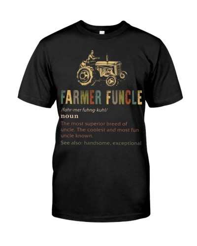 Tractor t-shirt vfuncle farmer