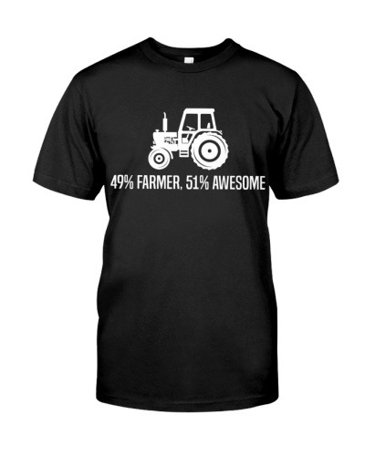 Tractor t-shirt farmer 51 awesome