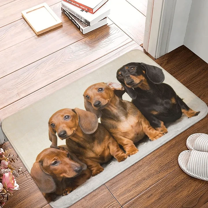 Dachshund Dog Bathroom Doormat