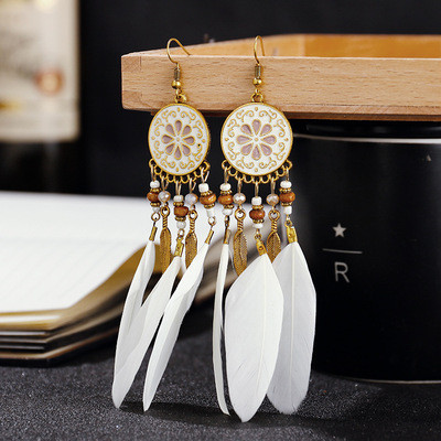 Feather Earrings for Woman
