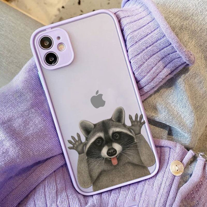Cartoon Raccoon Phone Case For Iphone