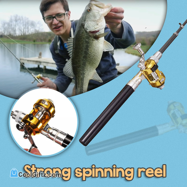 Outdoor Portable Mini Pen Fishing Rod