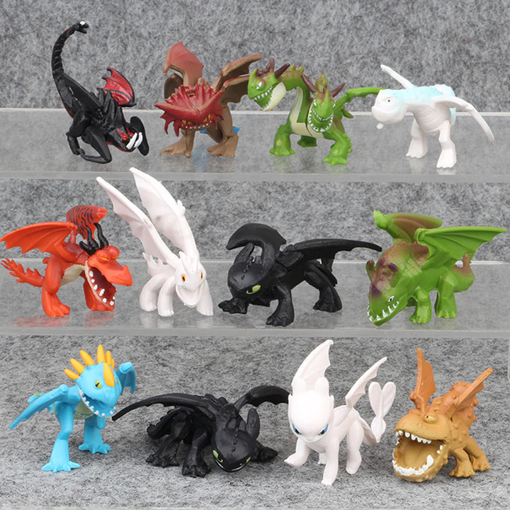 12pcs/set Dragon Toys