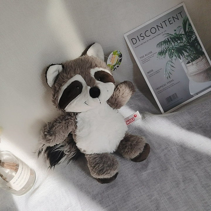 Gray Raccoon Plush Toy