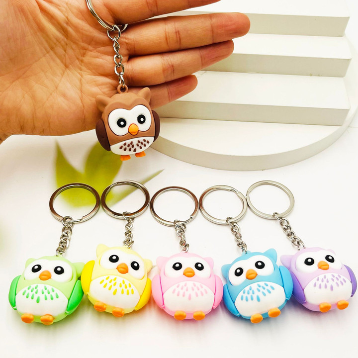 Cute owl keychain
