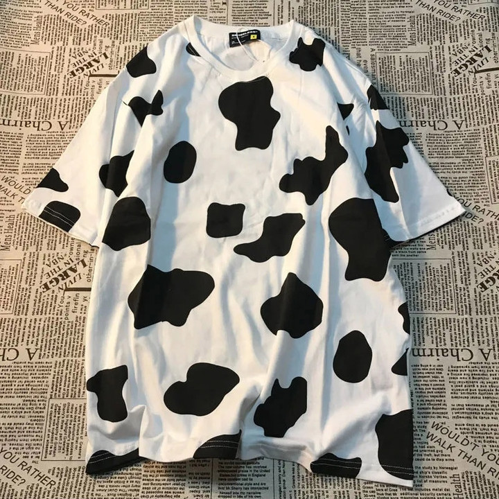 Cow print Woman Tshirts