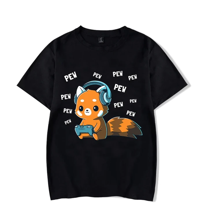 Red Panda Play Games T Shirt