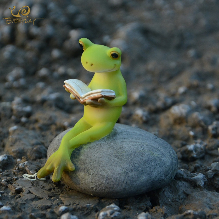 Frog Fairy Garden Figurines Miniature