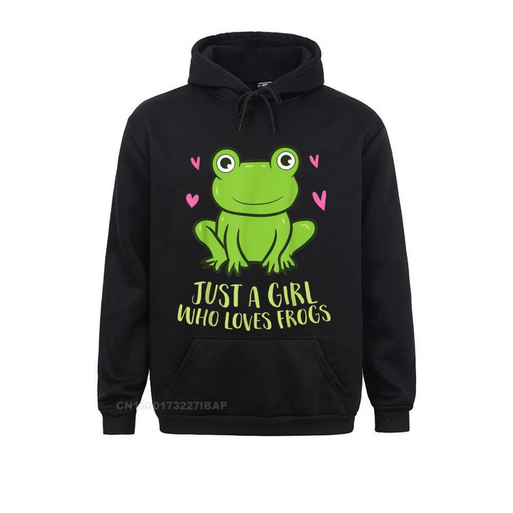 Just A Girl Who Loves Frogs Hoodies