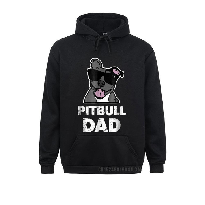 Pitbull Dad Mens Hoodie