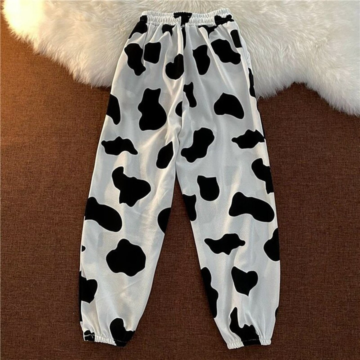 Cow-print Trouser