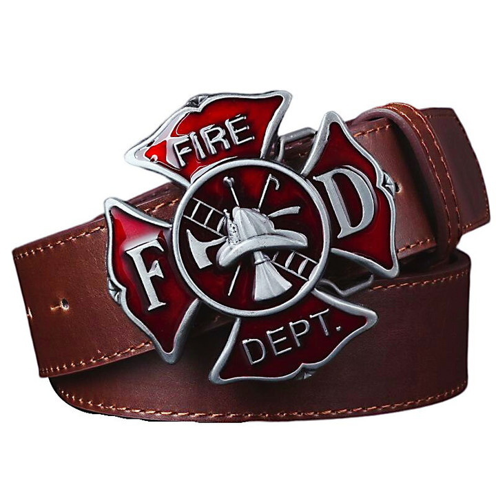 Fireman Badge Belt