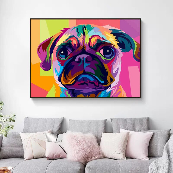 Pug Dog Canvas