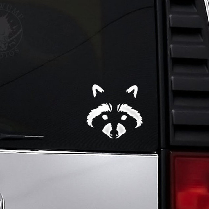 Raccoon Face Sticker