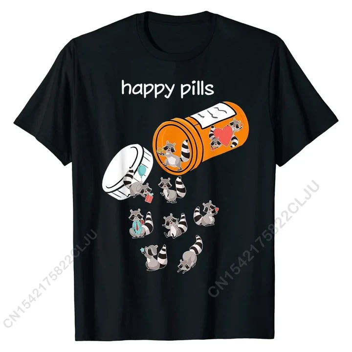 Happy Pills Raccoon Tshirt