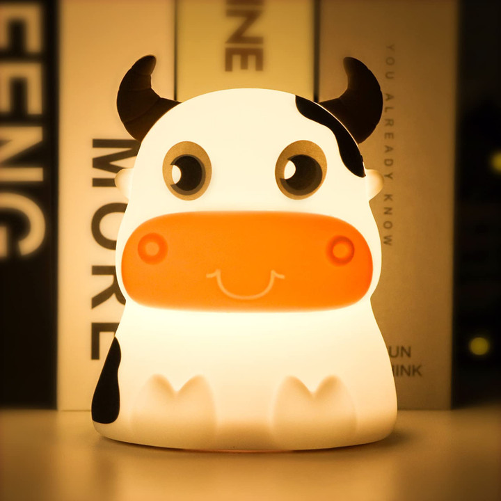 Cute Cow Night Light Lamp