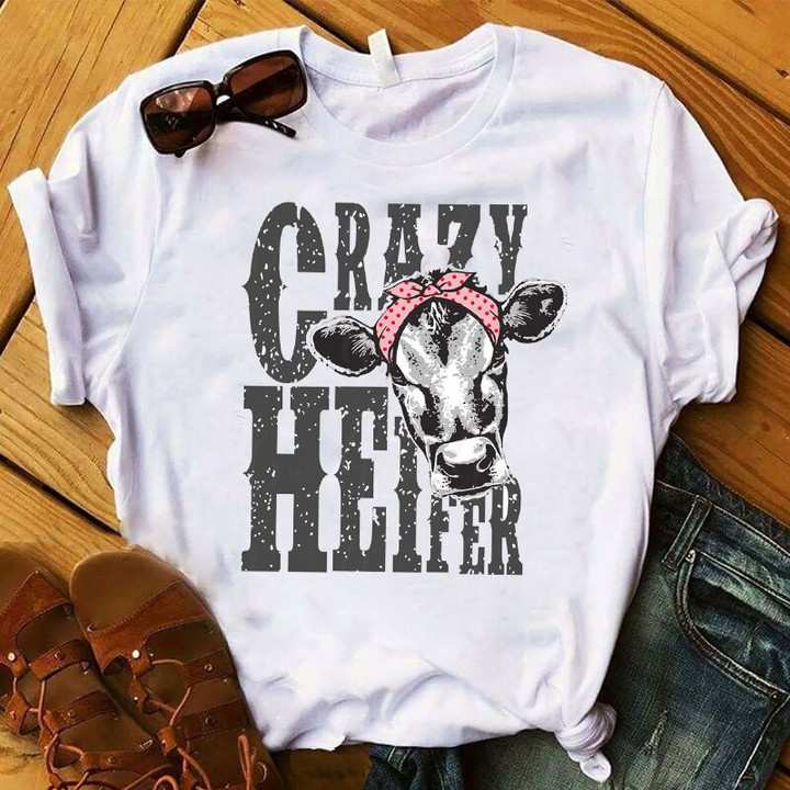Crazy Heifers Cow T-shirt